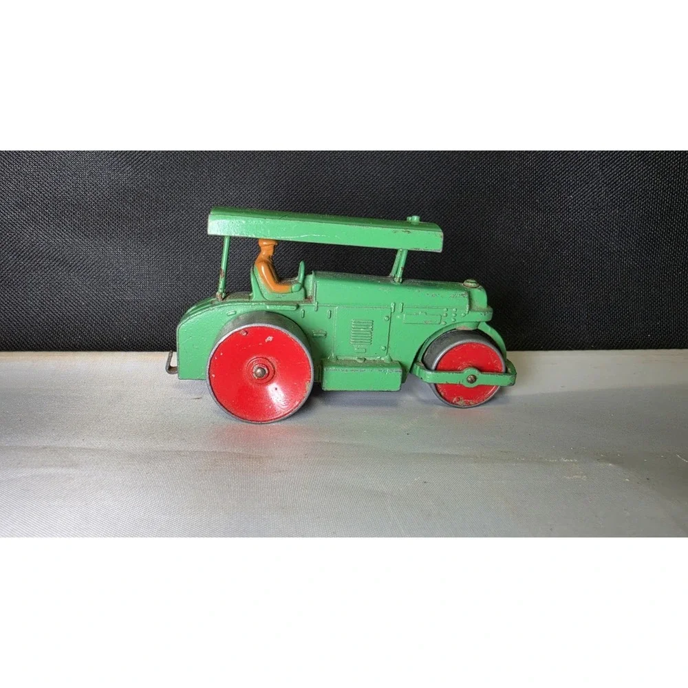 Vintage Dinky Meccano Green Aveling Barford Diesel Roller #279 1950's England